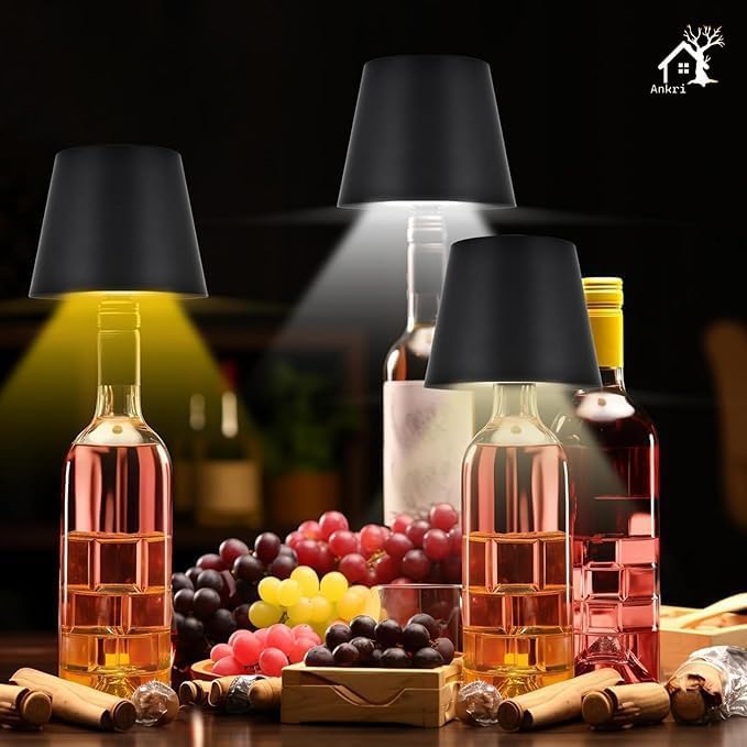 Minimalist Bottle Table Lamp – Ambient Warm Light