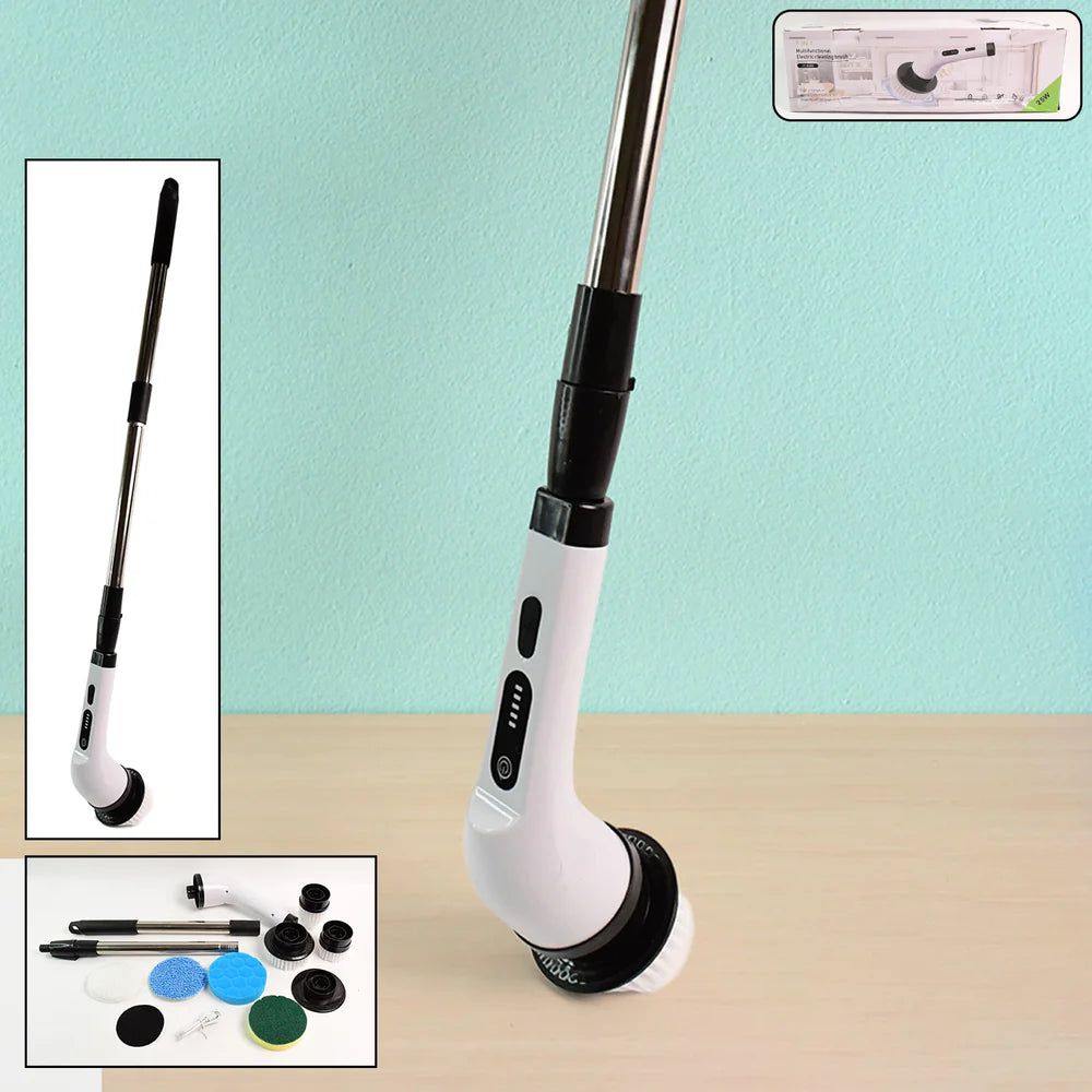 9-in-1 Electric Spin Scrubber – Deep Clean Without Bending or Hand Pain