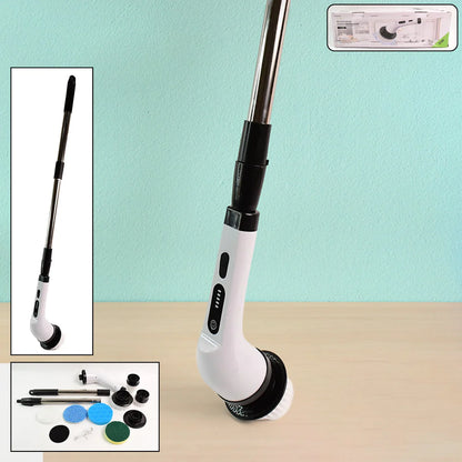 9-in-1 Electric Spin Scrubber – Deep Clean Without Bending or Hand Pain