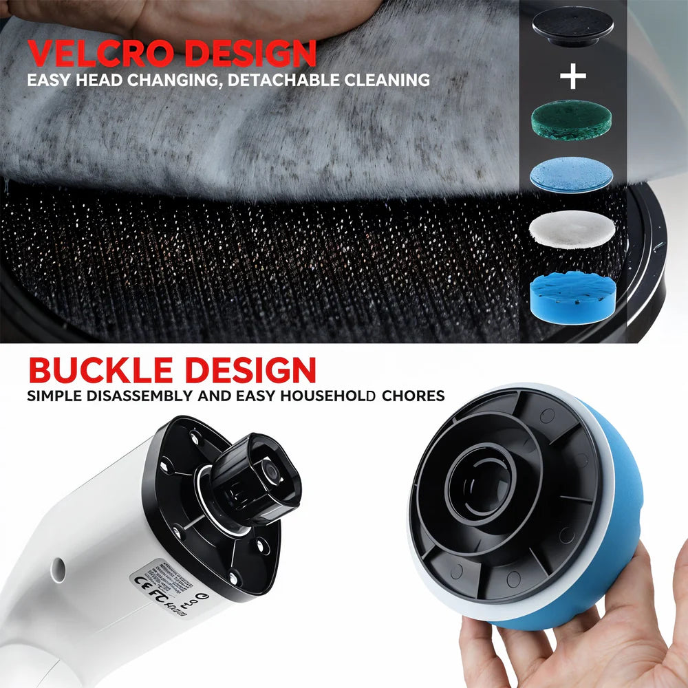 9-in-1 Electric Spin Scrubber – Deep Clean Without Bending or Hand Pain