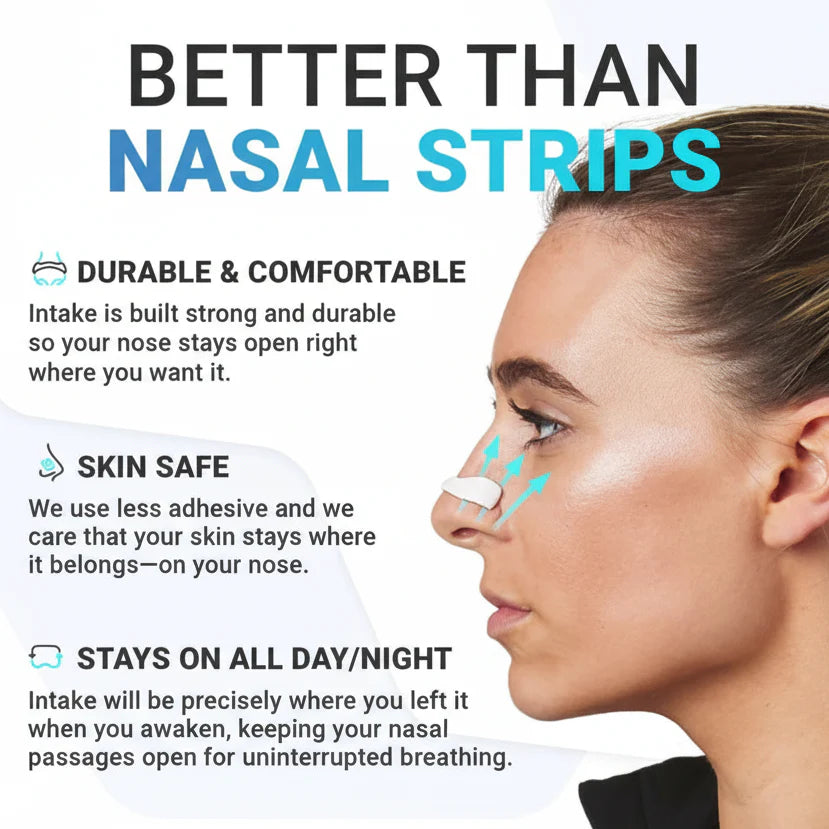 Magnetic Nasal Strips – Instant Breathing Relief for Sleep, Snoring & Sports