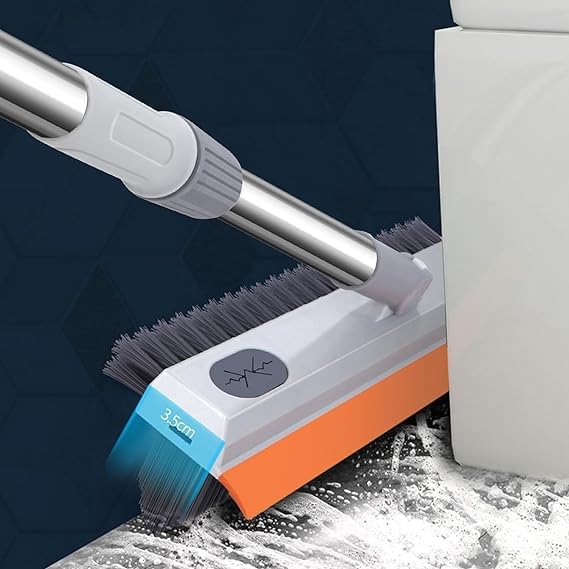 3-in-1 Bathroom Cleaning Brush with Wiper