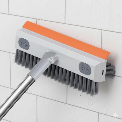 3-in-1 Bathroom Cleaning Brush with Wiper