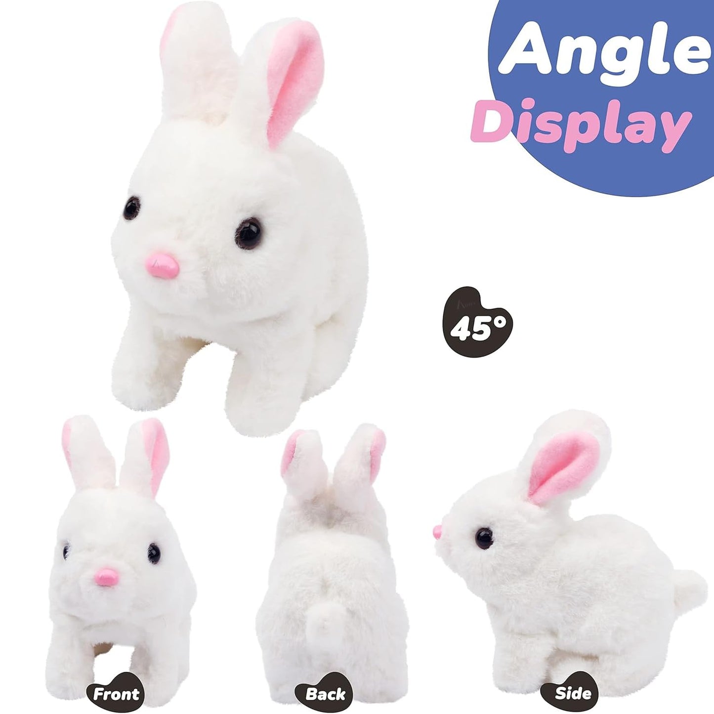 Hopping Walking Bunny Toy for Kids