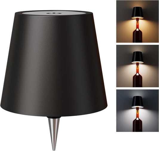 Minimalist Bottle Table Lamp – Ambient Warm Light
