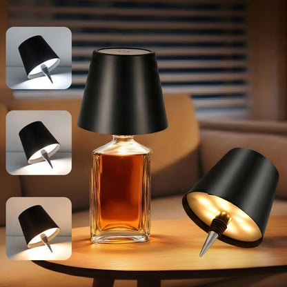 Minimalist Bottle Table Lamp – Ambient Warm Light