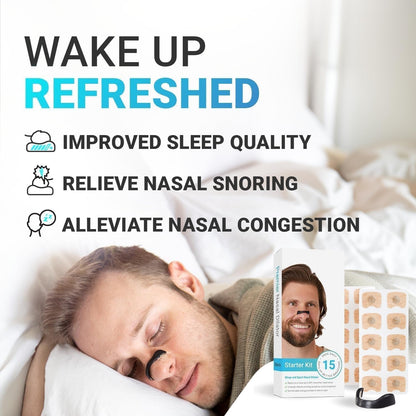 Magnetic Nasal Strips – Instant Breathing Relief for Sleep, Snoring & Sports