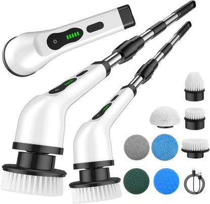 9-in-1 Electric Spin Scrubber – Deep Clean Without Bending or Hand Pain