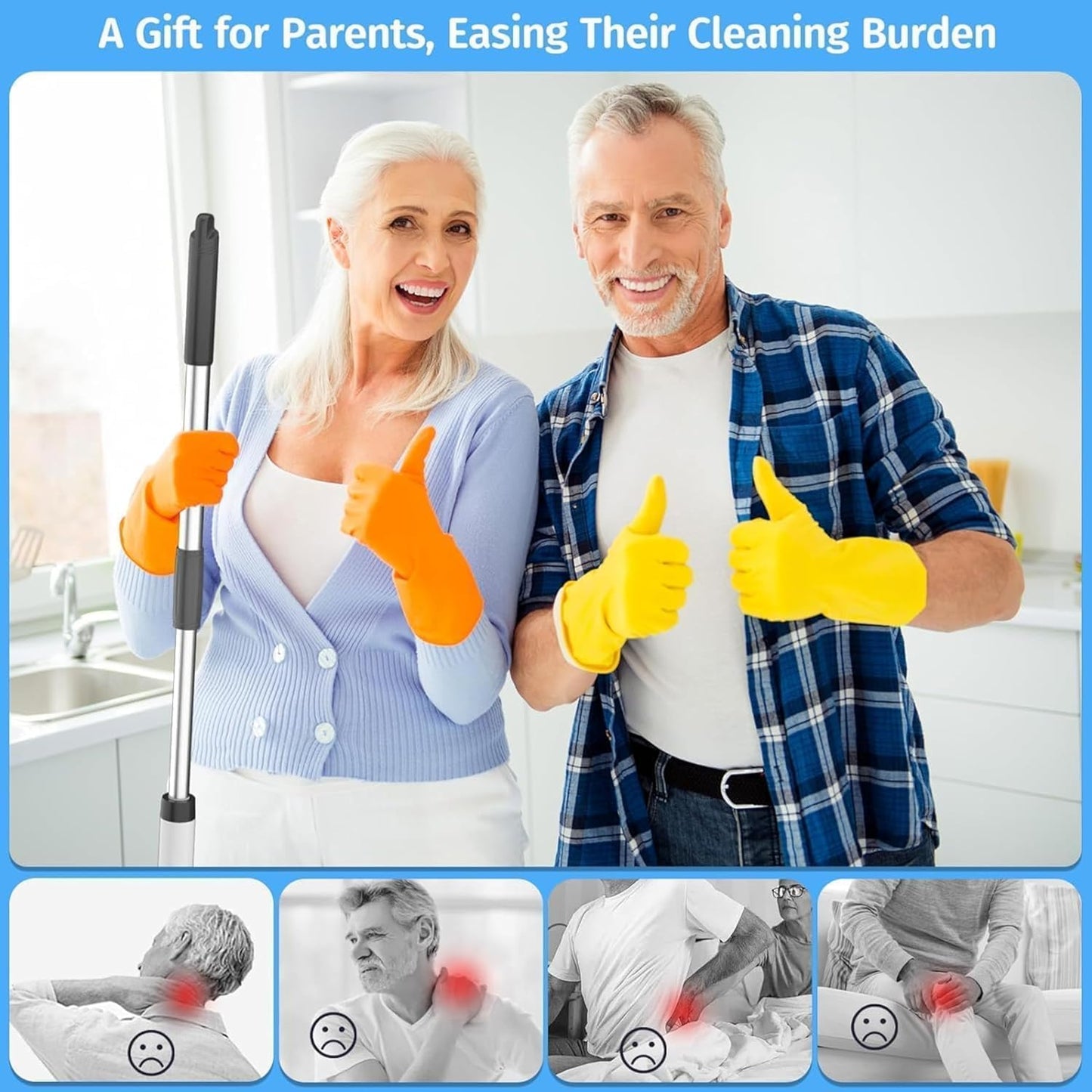 9-in-1 Electric Spin Scrubber – Deep Clean Without Bending or Hand Pain