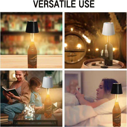 Minimalist Bottle Table Lamp – Ambient Warm Light