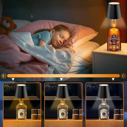 Minimalist Bottle Table Lamp – Ambient Warm Light