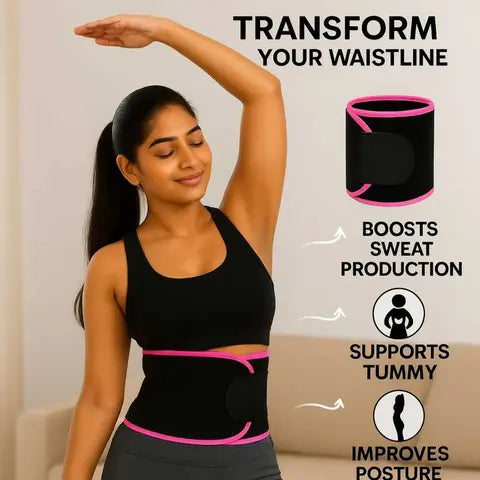 Adjustable Sweat Waist Belt for Men & Women