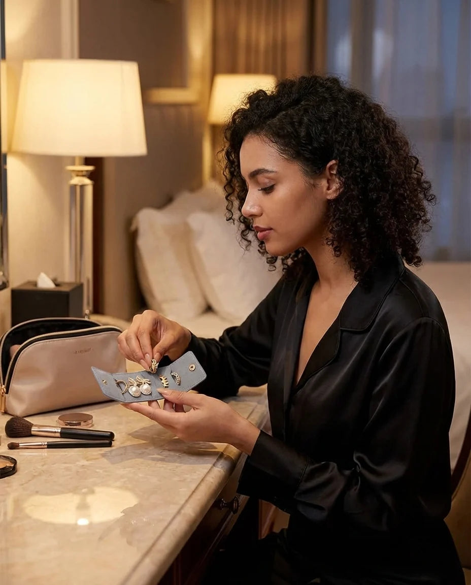 Mini Travel Jewellery Pouch (Buy1 Get1 Free)