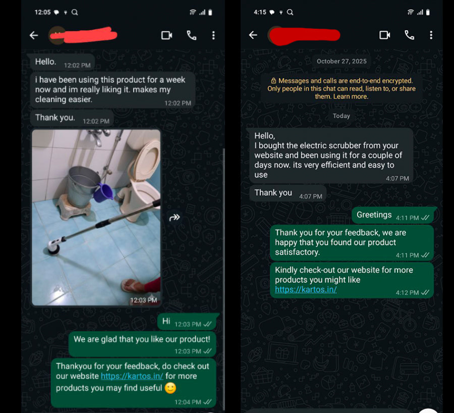 Customer testimonial